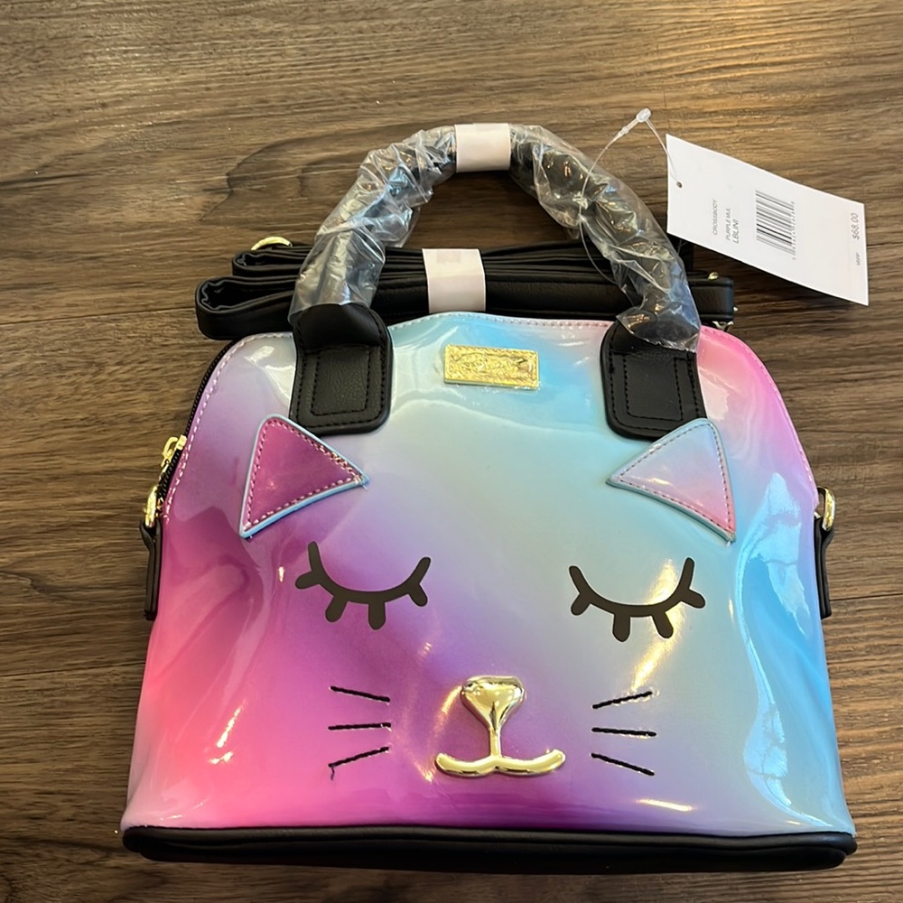 Betsy Johnson Cat Purse